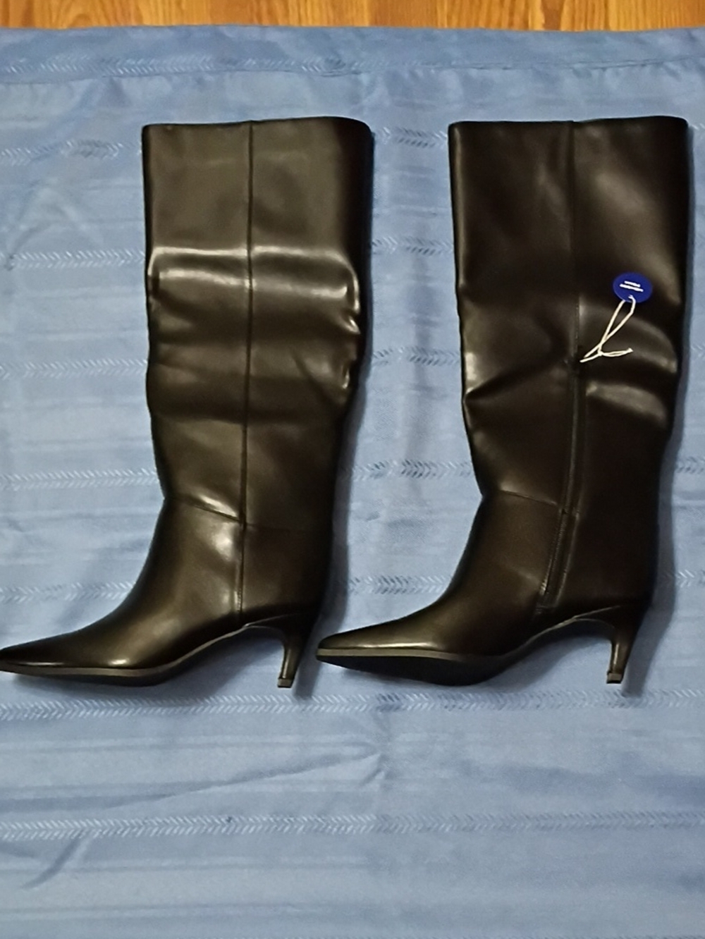 Apt.9 Oktavia Black Heeled Boots US 7  New In Box